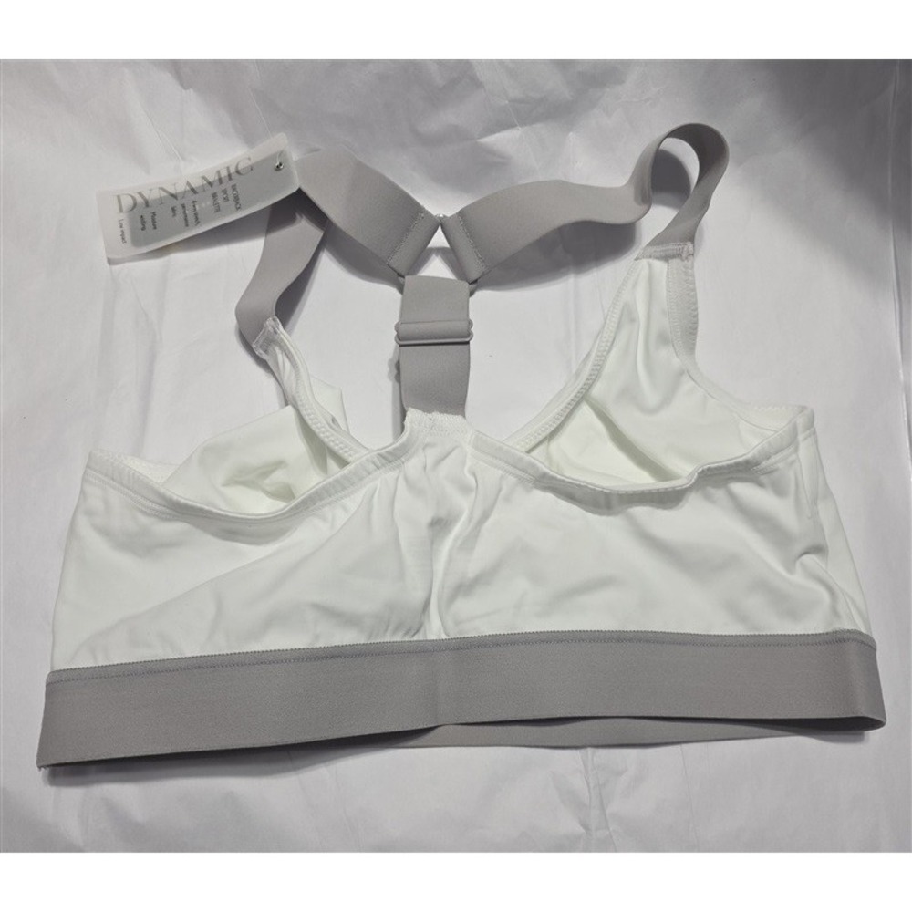 NWT Natori S NATORI RACERBACK SPORTS BRALETTE 755245 White 115360 - Picture 3 of 5